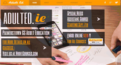 Desktop Screenshot of adulted.ie